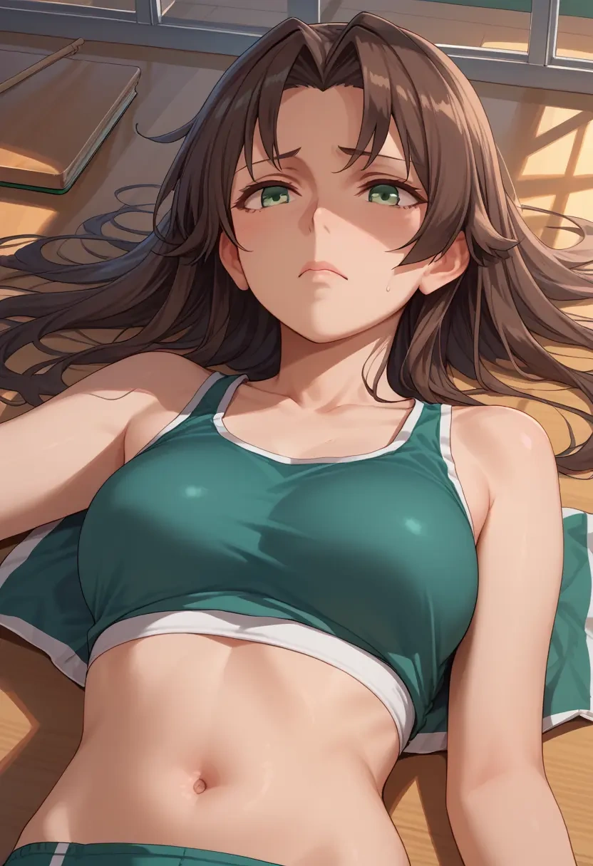 kantai_collection,zuikaku_(kancolle),sports crop,high-waisted shorts  - 